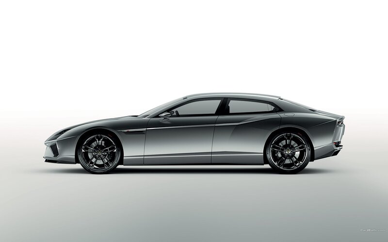 Lamborghini concept car side view