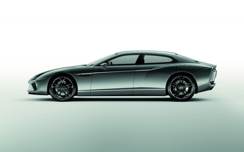 Lamborghini concept car side view