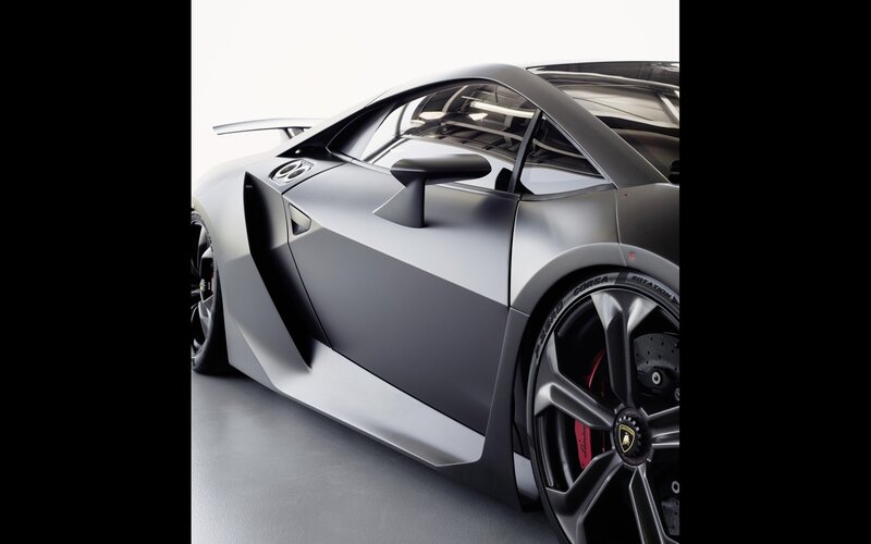 Lamborghini concept car side view