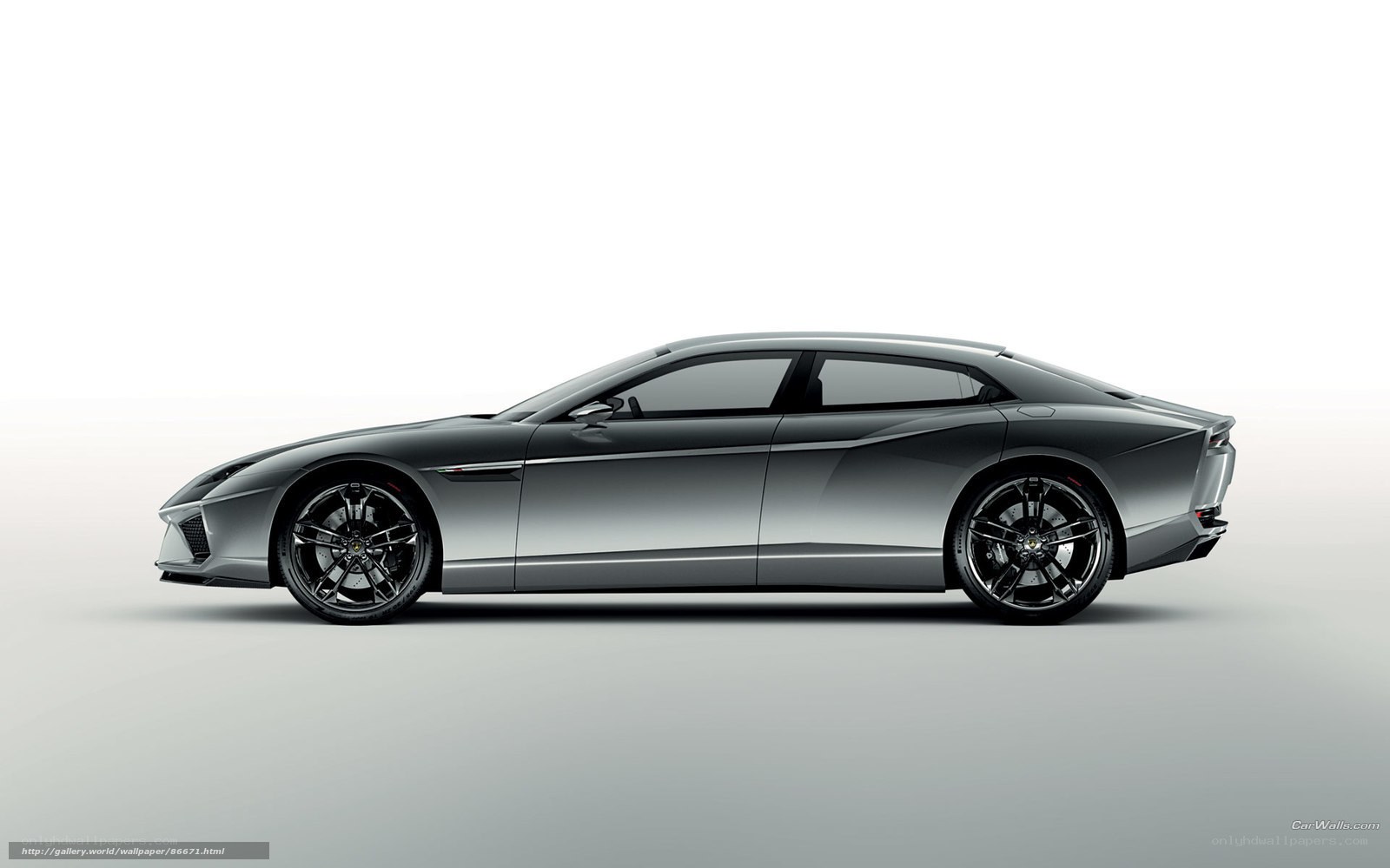 Lamborghini concept car side view