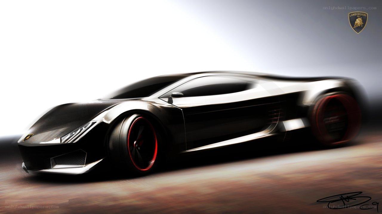 Lamborghini concept car sketch