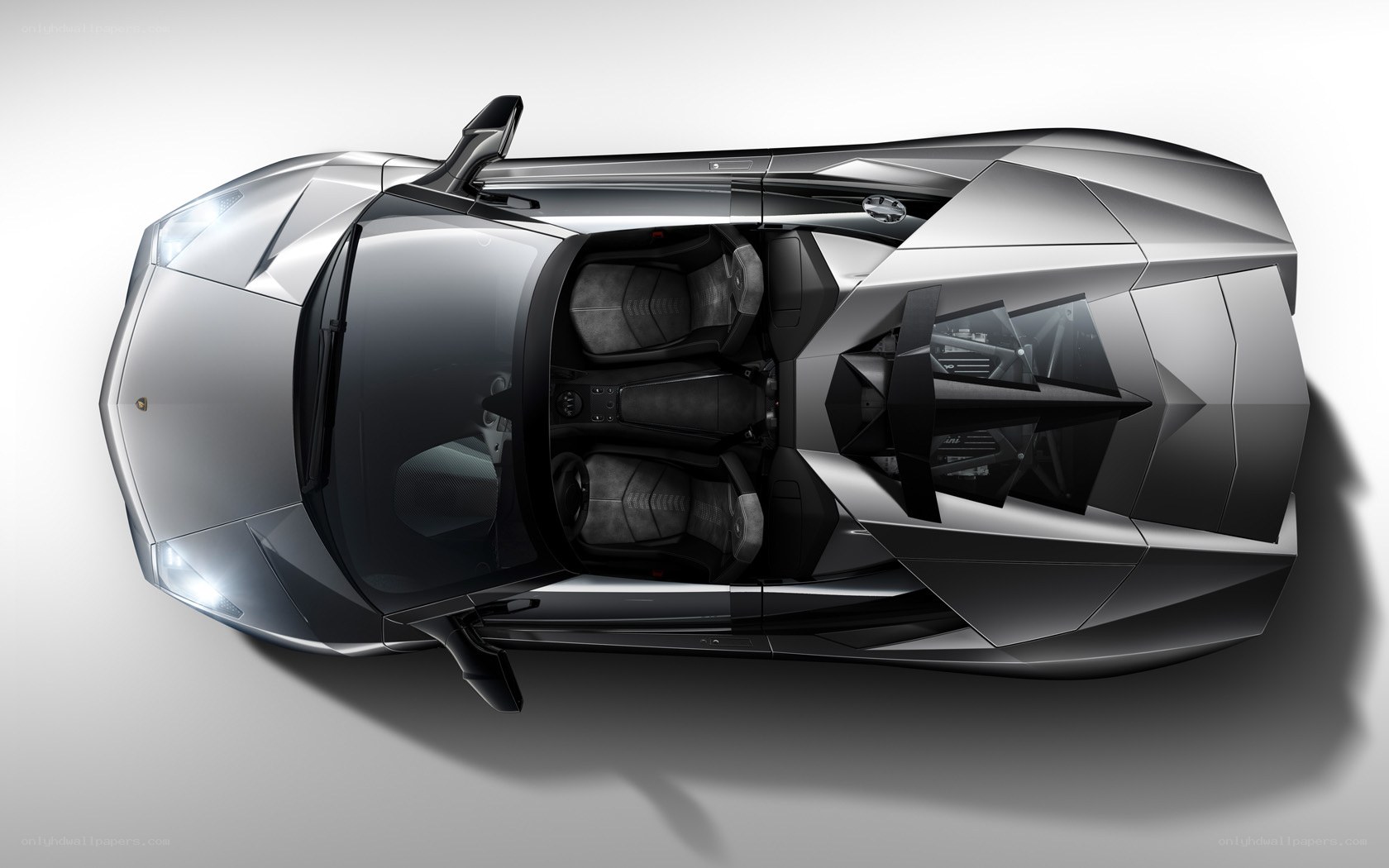 Lamborghini concept car top view