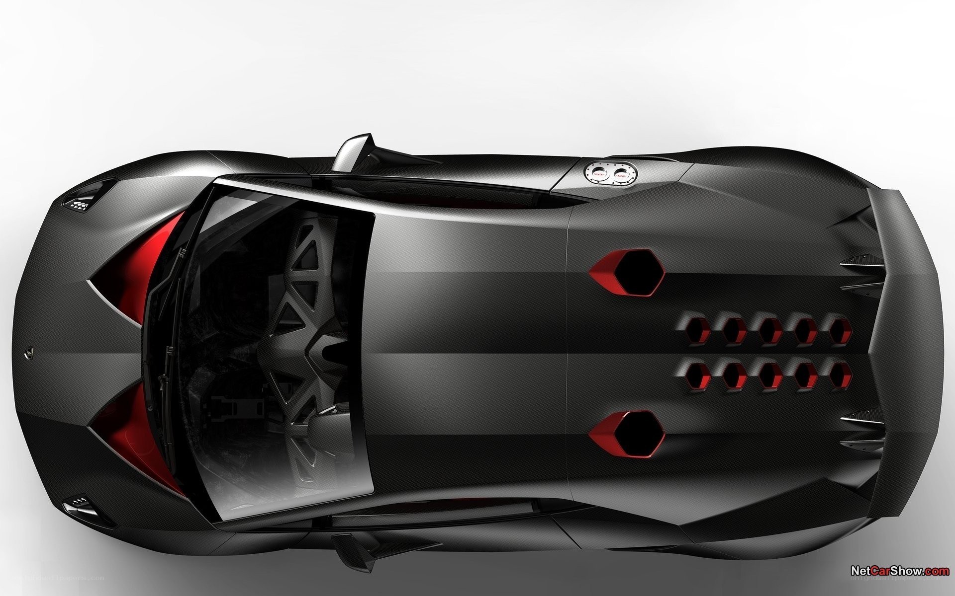 Lamborghini concept car top view