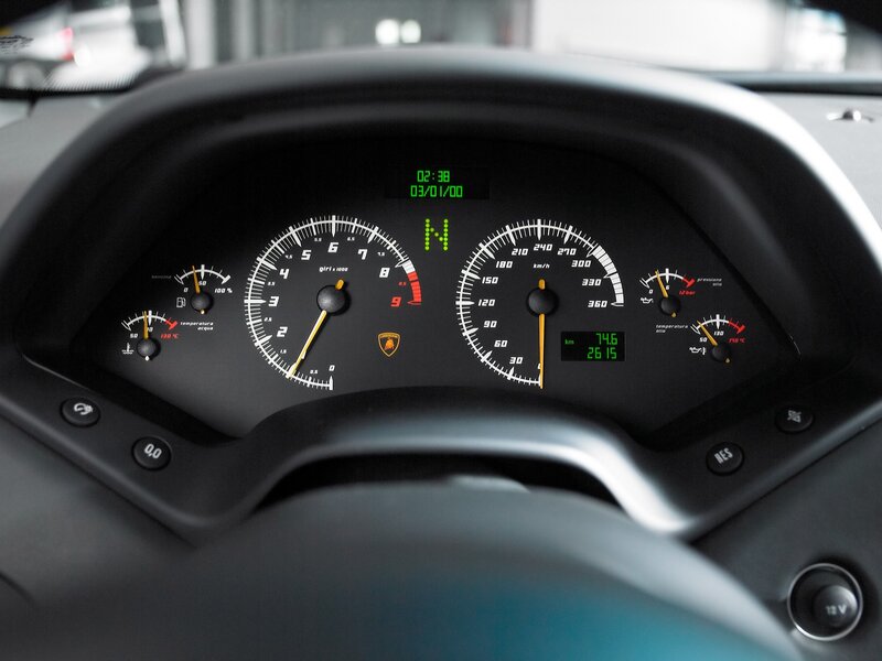 Lamborghini Dashboard — Black, Neutral