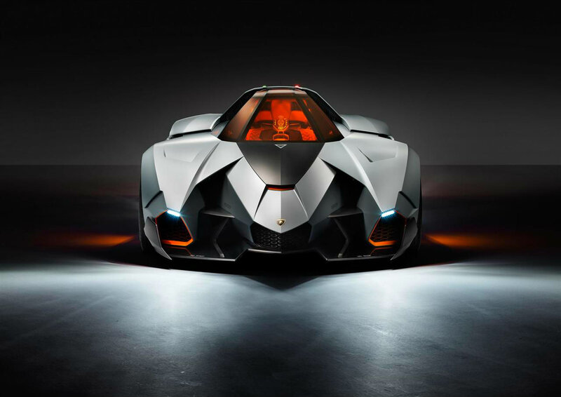 Lamborghini Egoista Concept Car — Silver