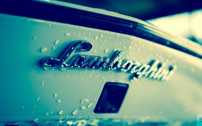 Lamborghini Emblem on Car