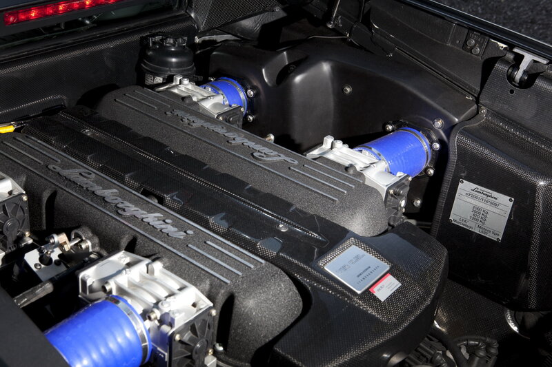 Lamborghini engine bay