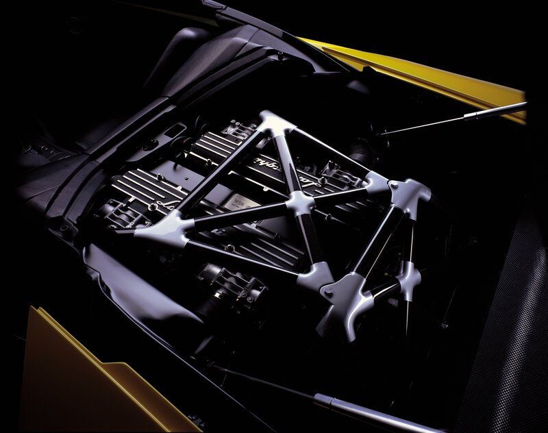 Lamborghini engine bay