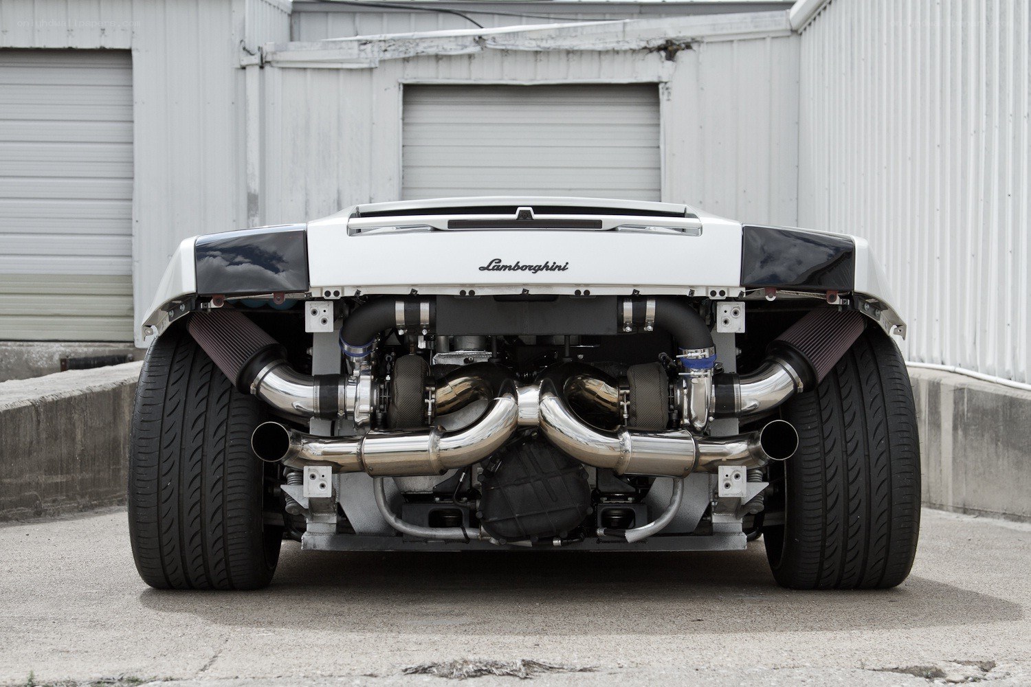 Lamborghini engine display