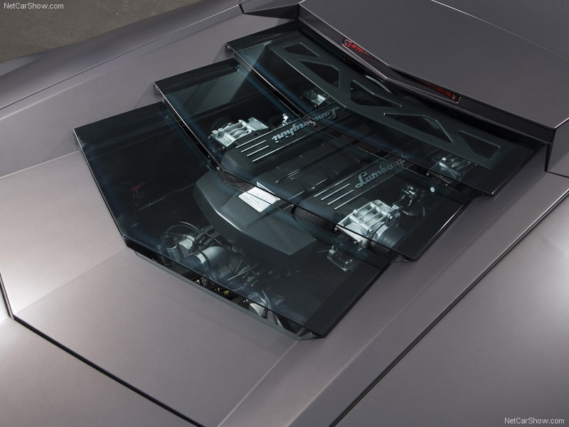 Lamborghini Engine — Gray