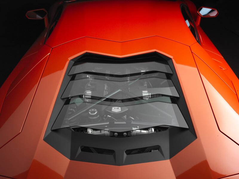 Lamborghini engine view
