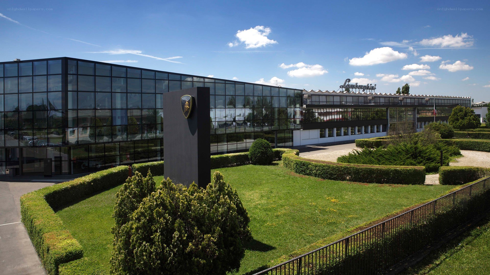 Lamborghini factory exterior