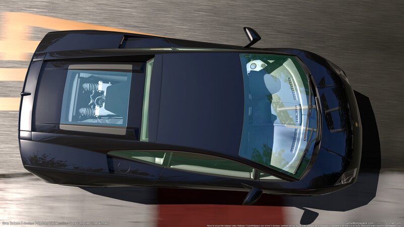 Lamborghini from above