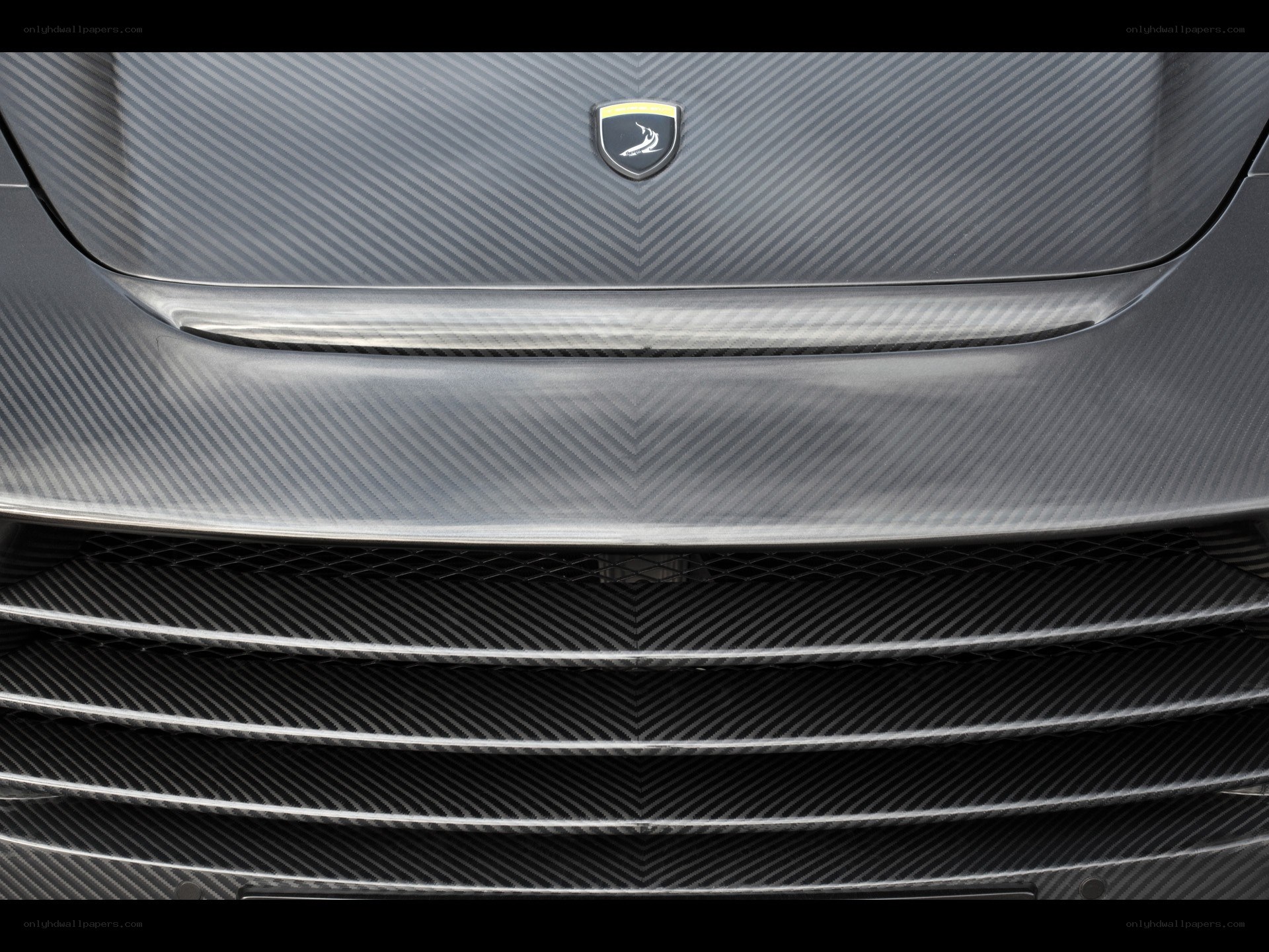 Lamborghini front grille detail
