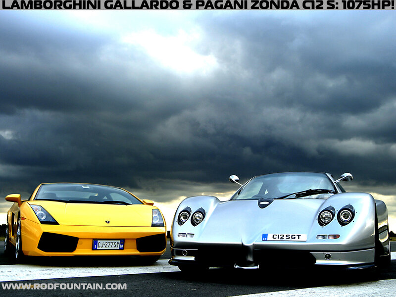 Lamborghini Gallardo and Pagani Zonda