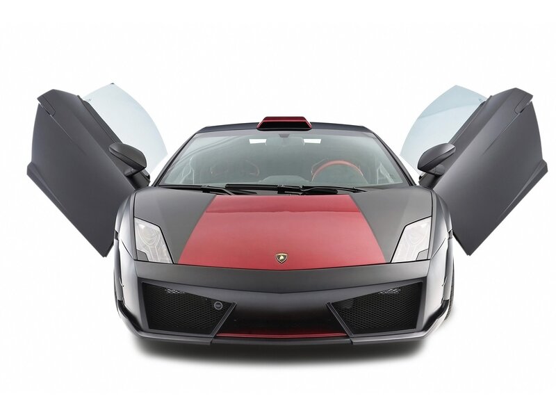 Lamborghini Gallardo — Black, Dramatic