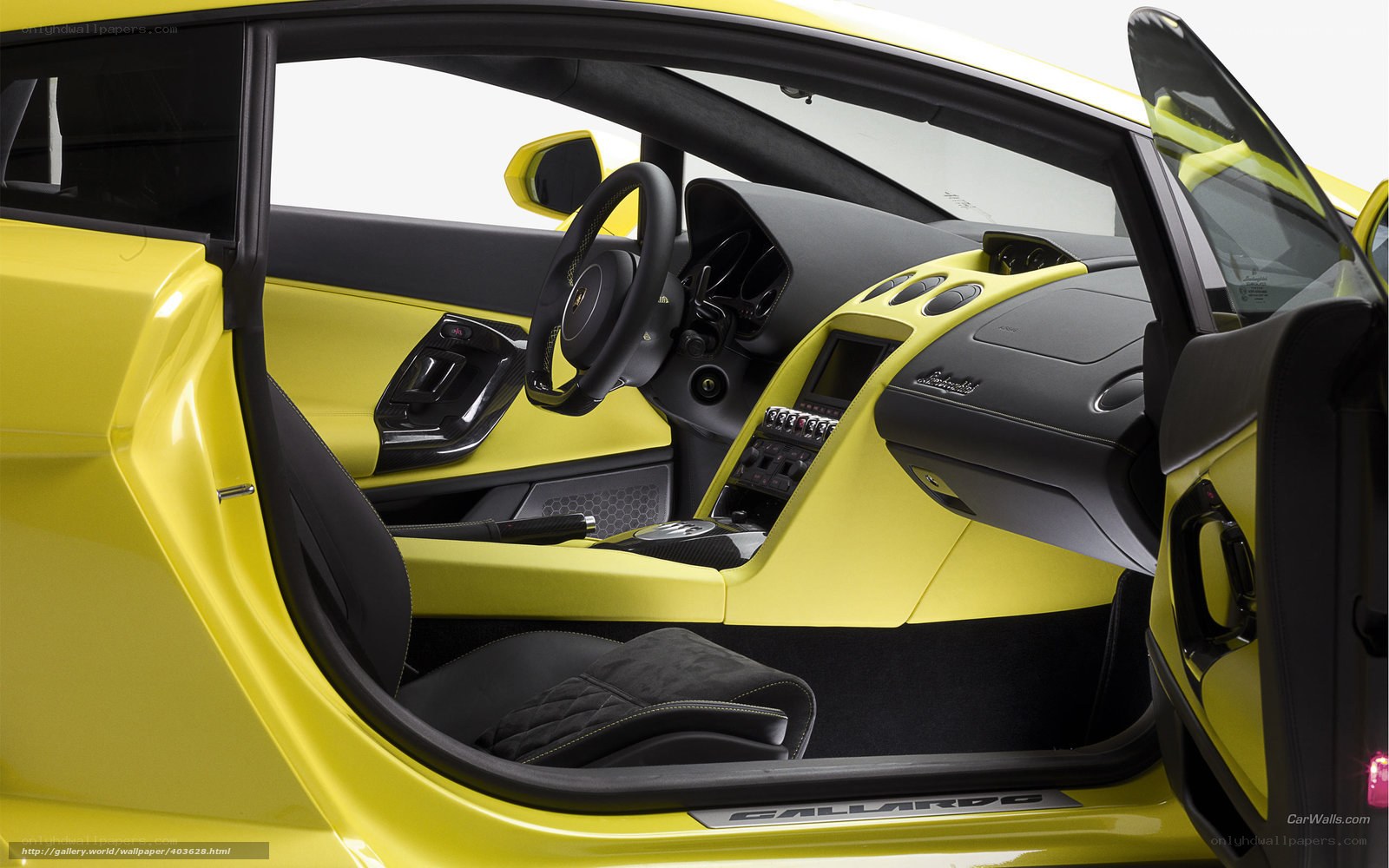 Lamborghini Gallardo interior