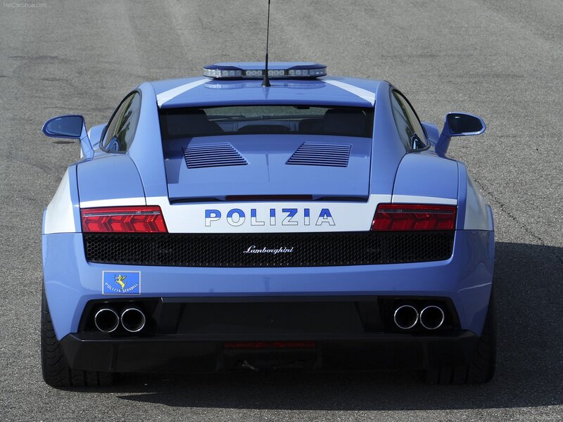 Lamborghini Gallardo police car
