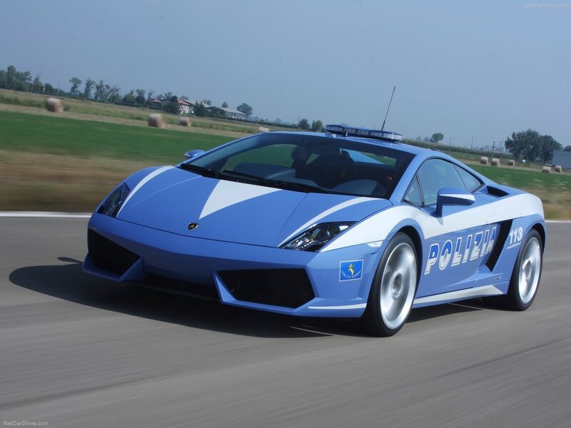 Lamborghini Gallardo police car