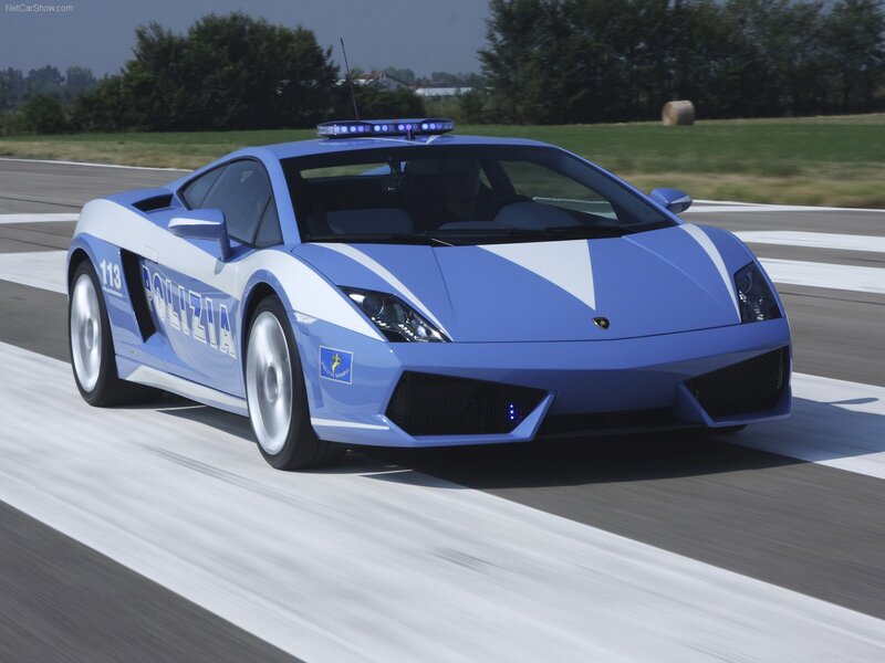 Lamborghini Gallardo police car