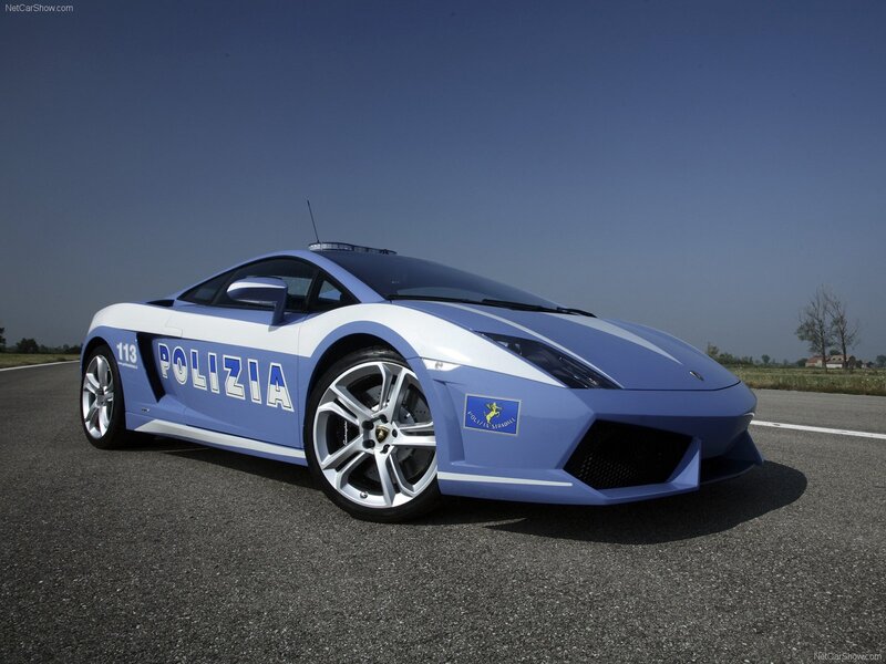 Lamborghini Gallardo police car