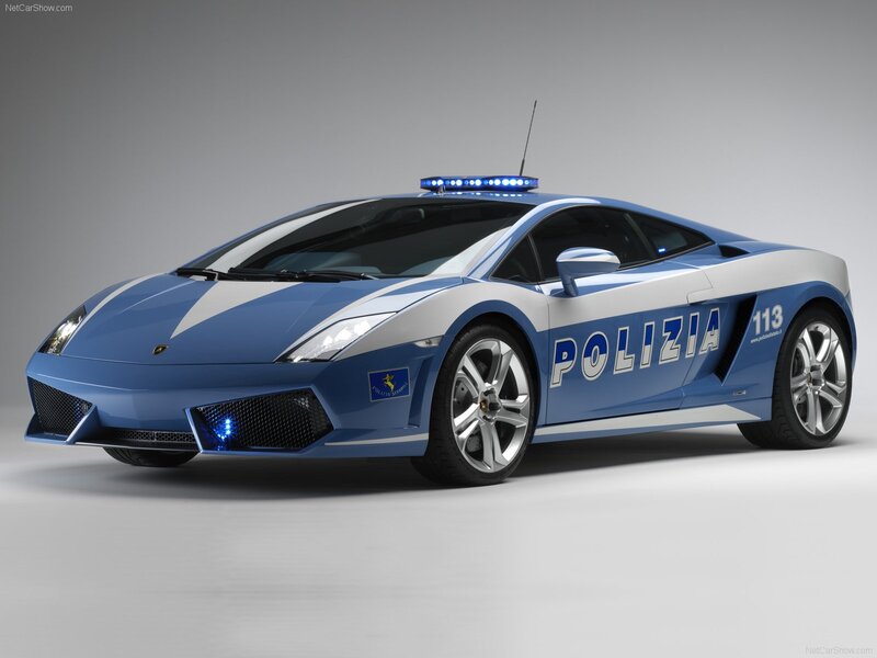 Lamborghini Gallardo police car