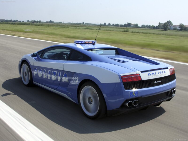 Lamborghini Gallardo police car