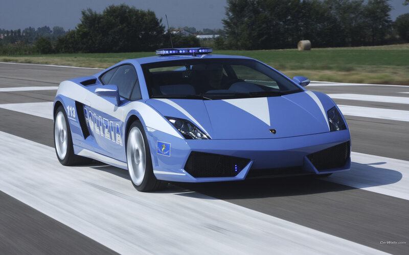 Lamborghini Gallardo police car