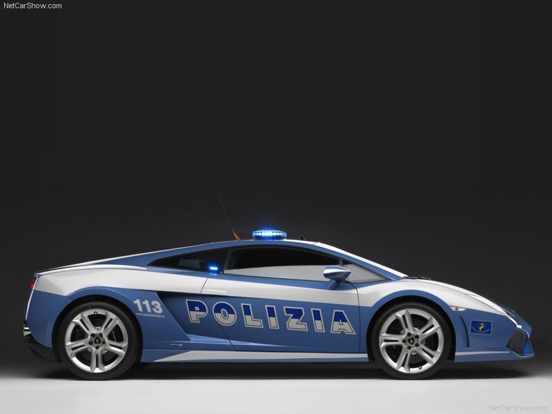 Lamborghini Gallardo police car