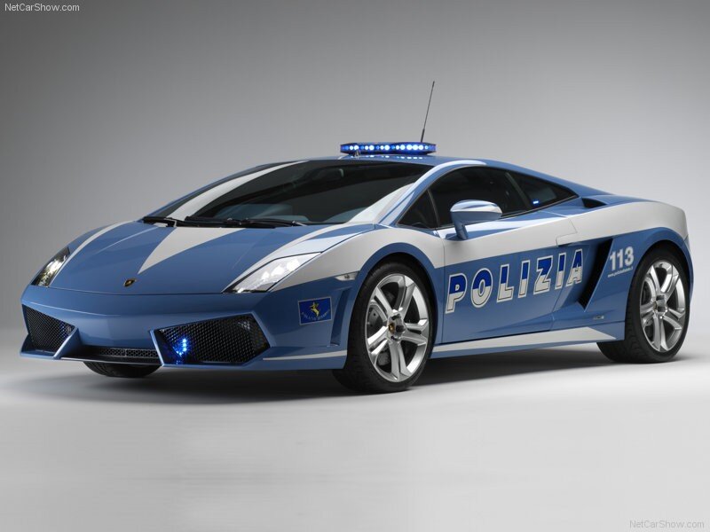Lamborghini Gallardo police car