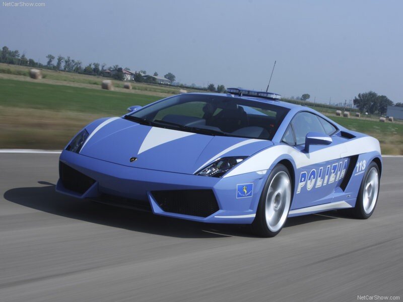 Lamborghini Gallardo police car