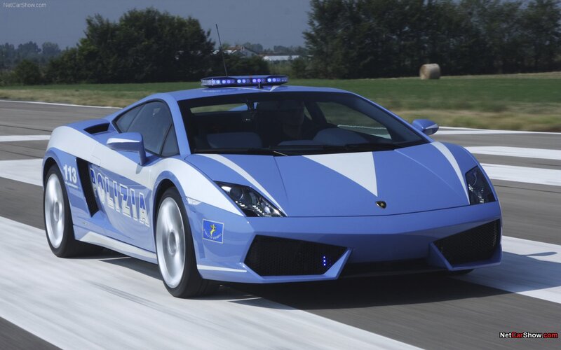 Lamborghini Gallardo police car