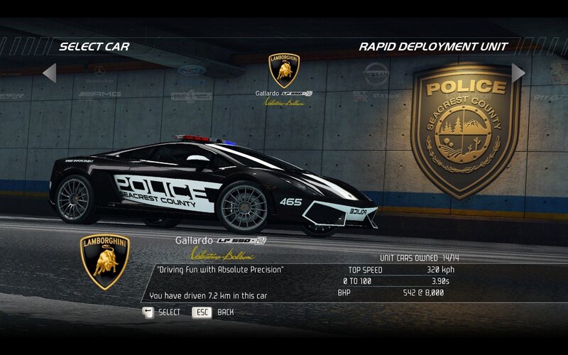 Lamborghini Gallardo police car