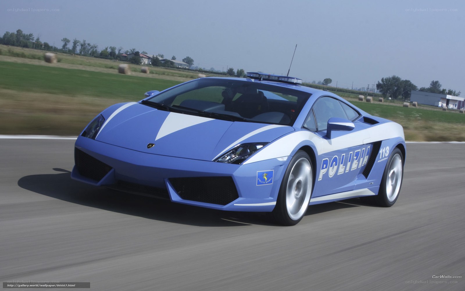 Lamborghini Gallardo police car