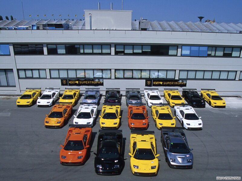 Lamborghini GTR Supertrophy cars