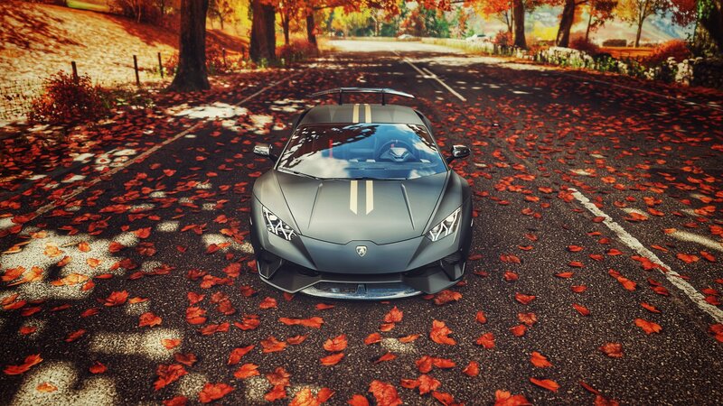Lamborghini Huracán on Road
