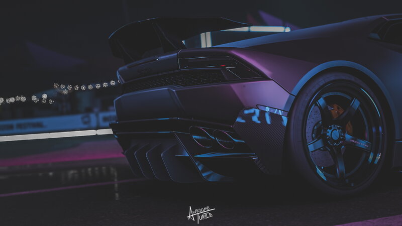 Lamborghini Huracan — Purple, Dark