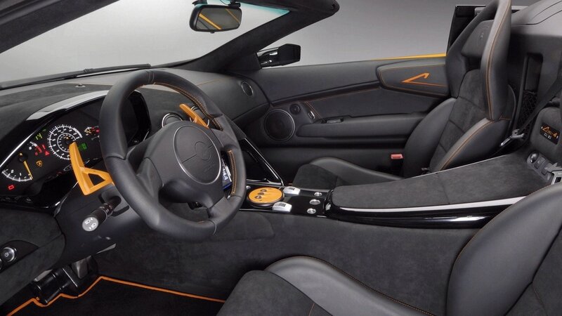 Lamborghini interior cockpit