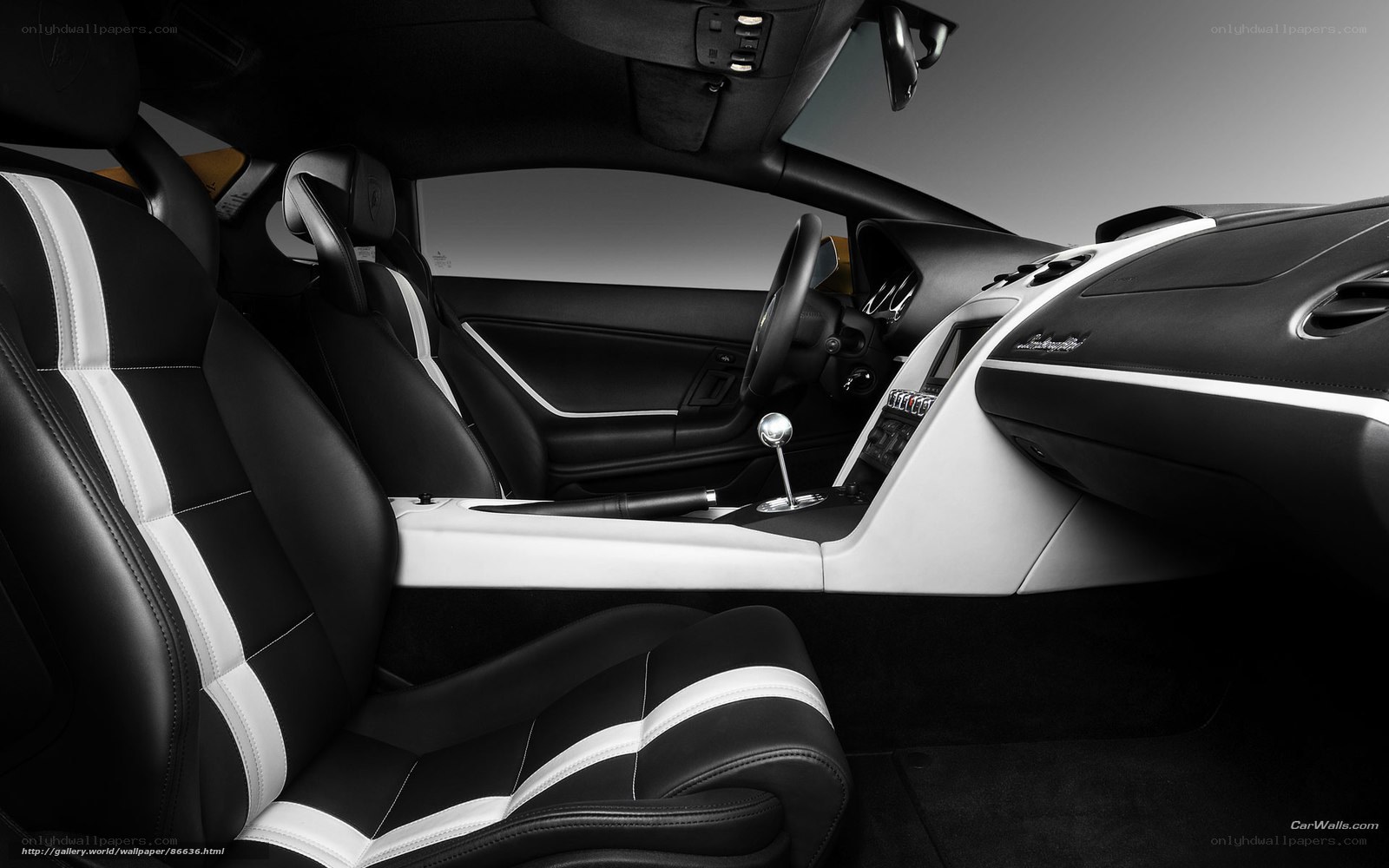 Lamborghini interior cockpit