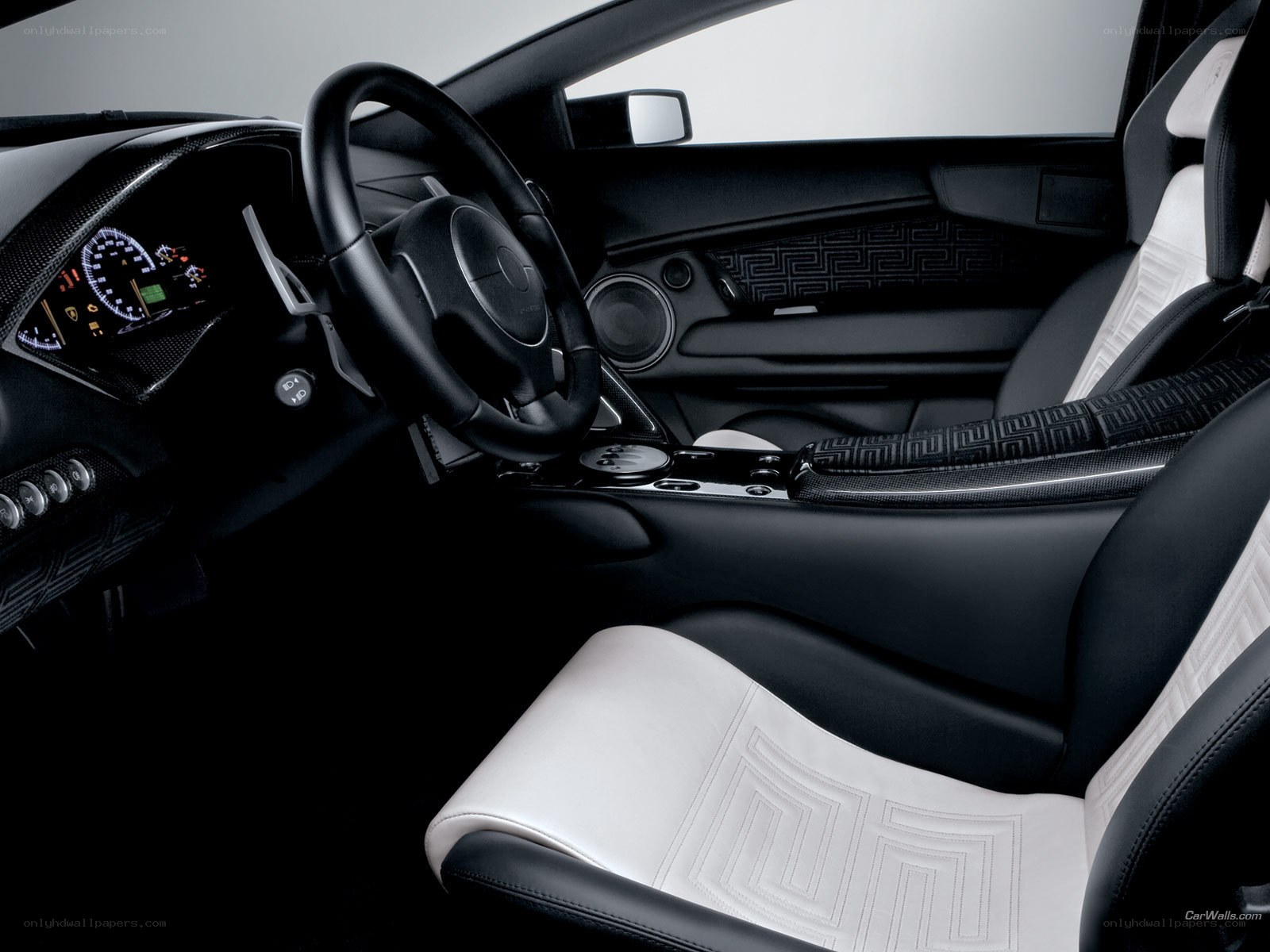 Lamborghini interior cockpit