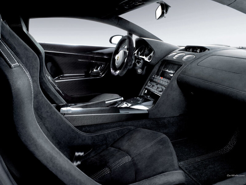 Lamborghini interior cockpit