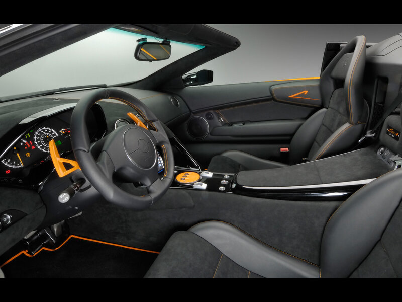 Lamborghini interior cockpit