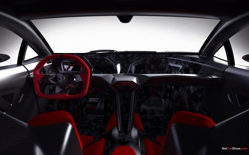 Lamborghini interior cockpit