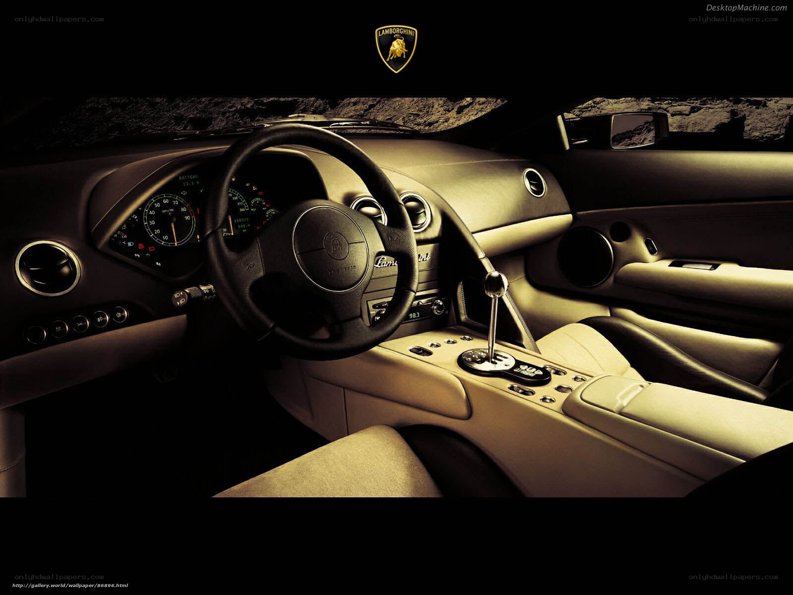 Lamborghini interior dashboard
