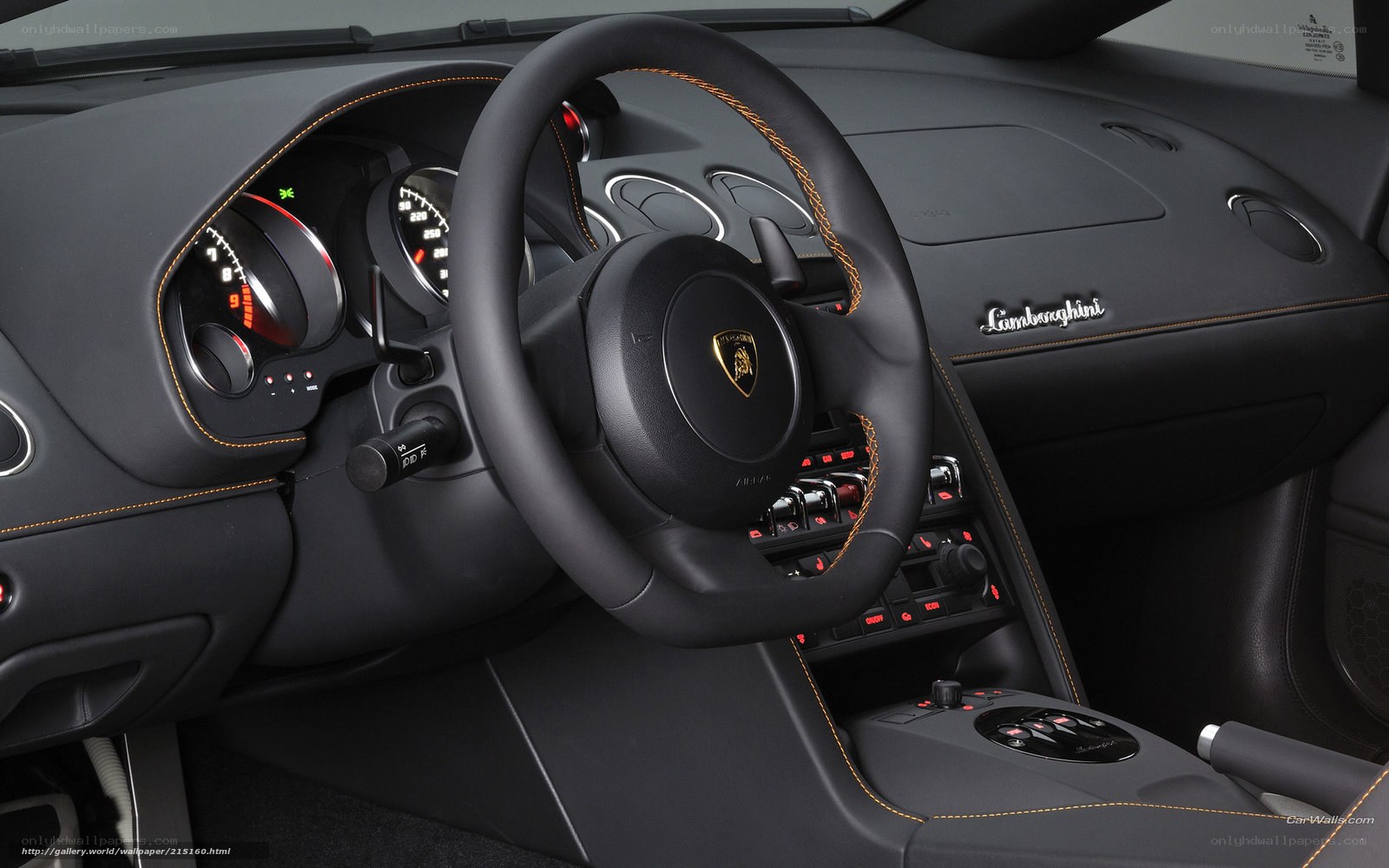 Lamborghini interior dashboard