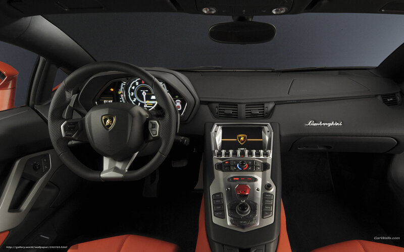 Lamborghini interior dashboard