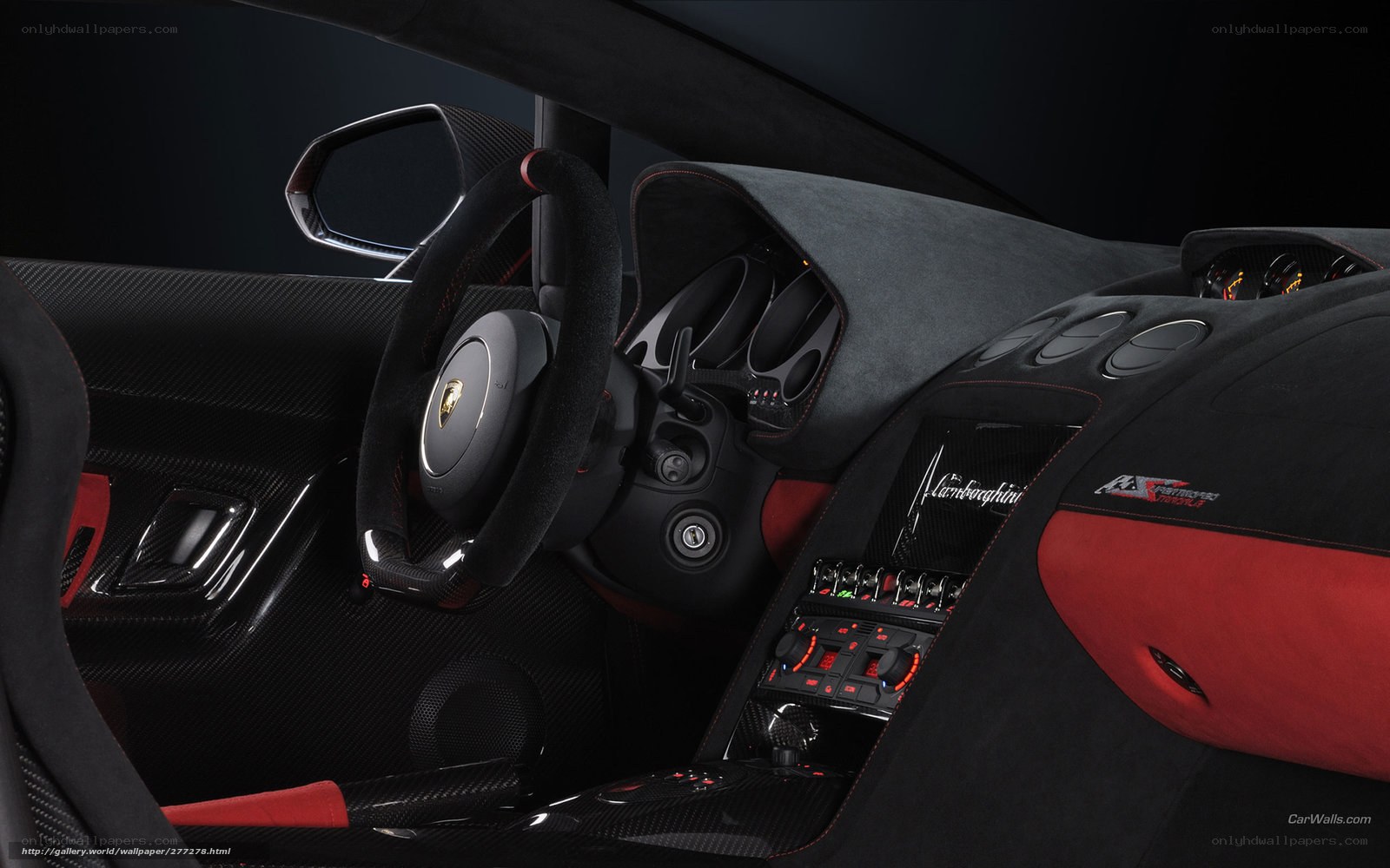Lamborghini interior dashboard