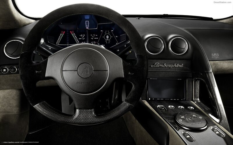 Lamborghini interior dashboard