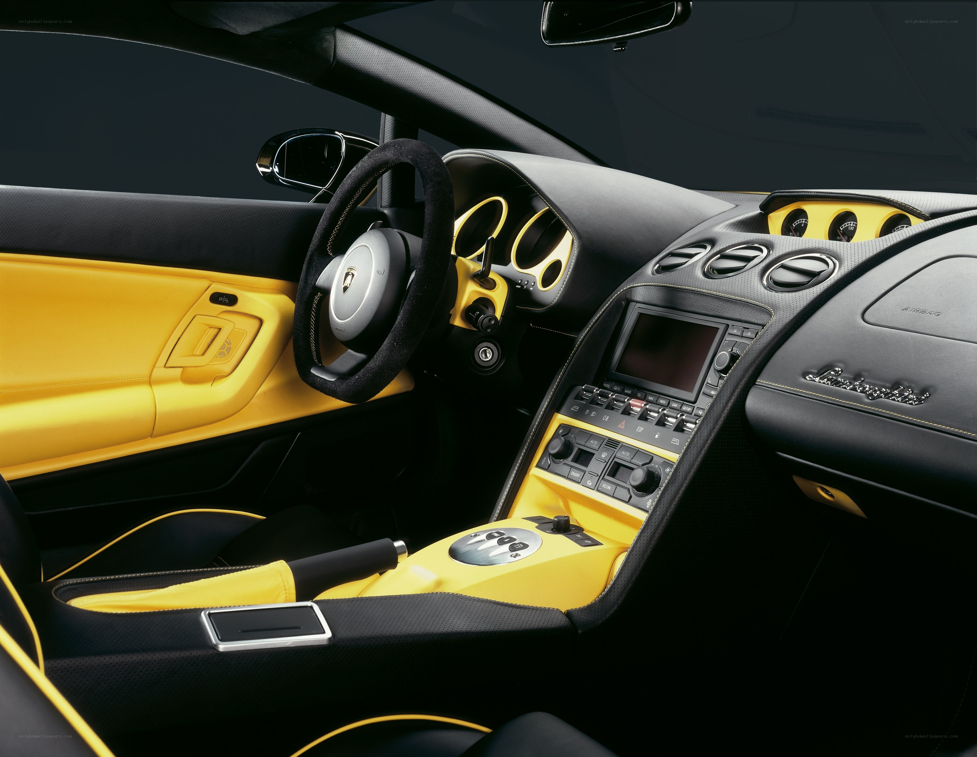 Lamborghini interior dashboard