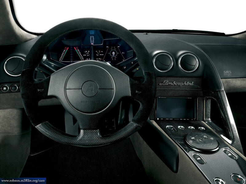 Lamborghini interior dashboard